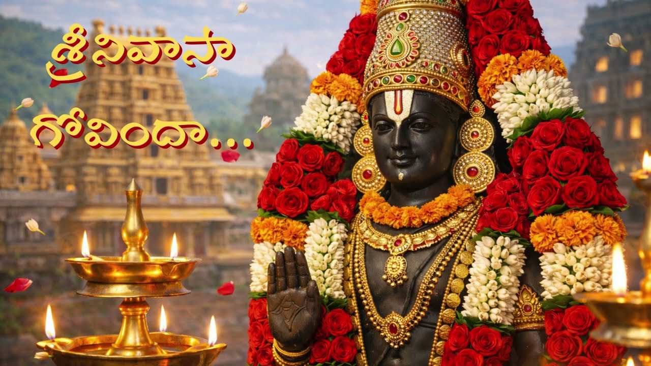 శ్రీనివాసా గోవిందా 🙏 | Edu Kondalavaada Srinivasa | Pure Bhakti Song | Tirumala Balaji