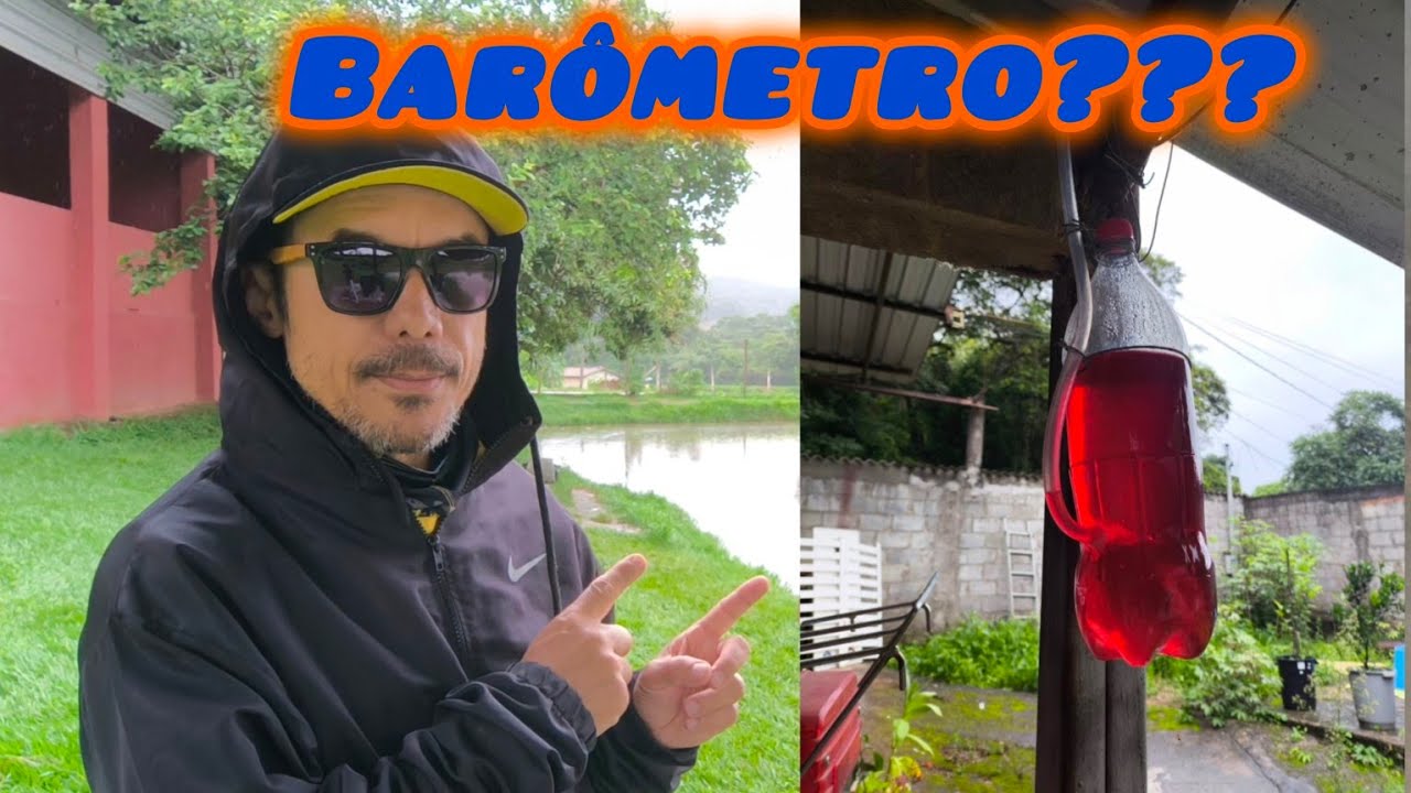Pescaria de teste do barômetro. Será que funciona? #pesca #pescaria #barometro