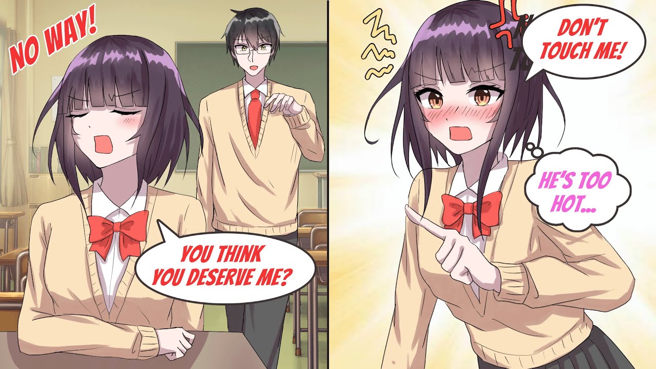 【Manga dub】The Queen Bee of my School hates me but she can't tell that she loves me 【Romcom】