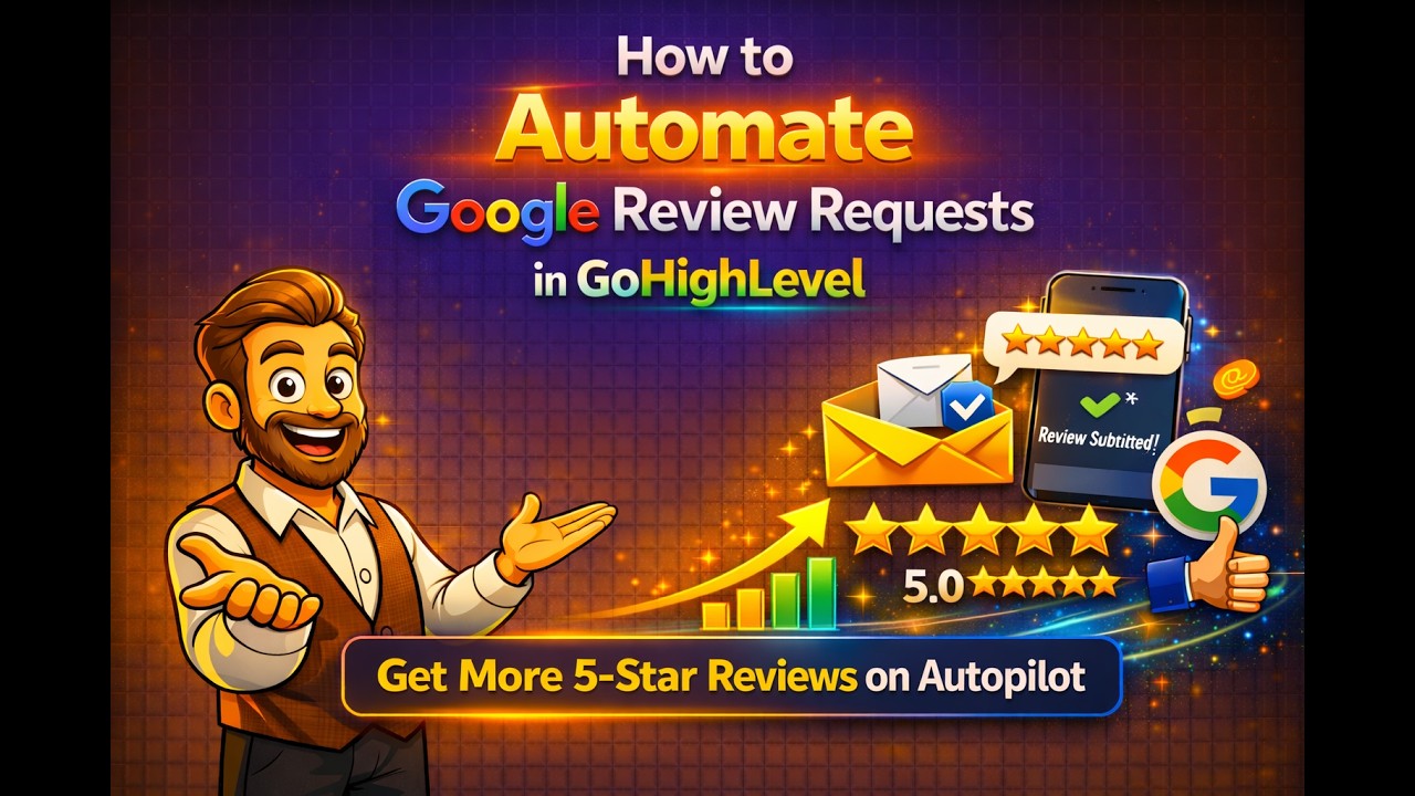 Automate Google or Facebook Review Requests in GoHighLevel | Get More 5 Star Reviews on Autopilot