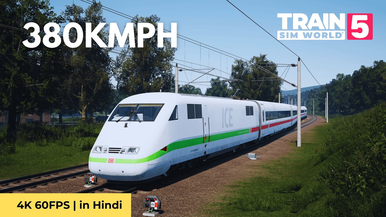 I Drove ICE 3 at 380 km/h… Then THIS Happened 😱 | Train Sim World 5 PS5
