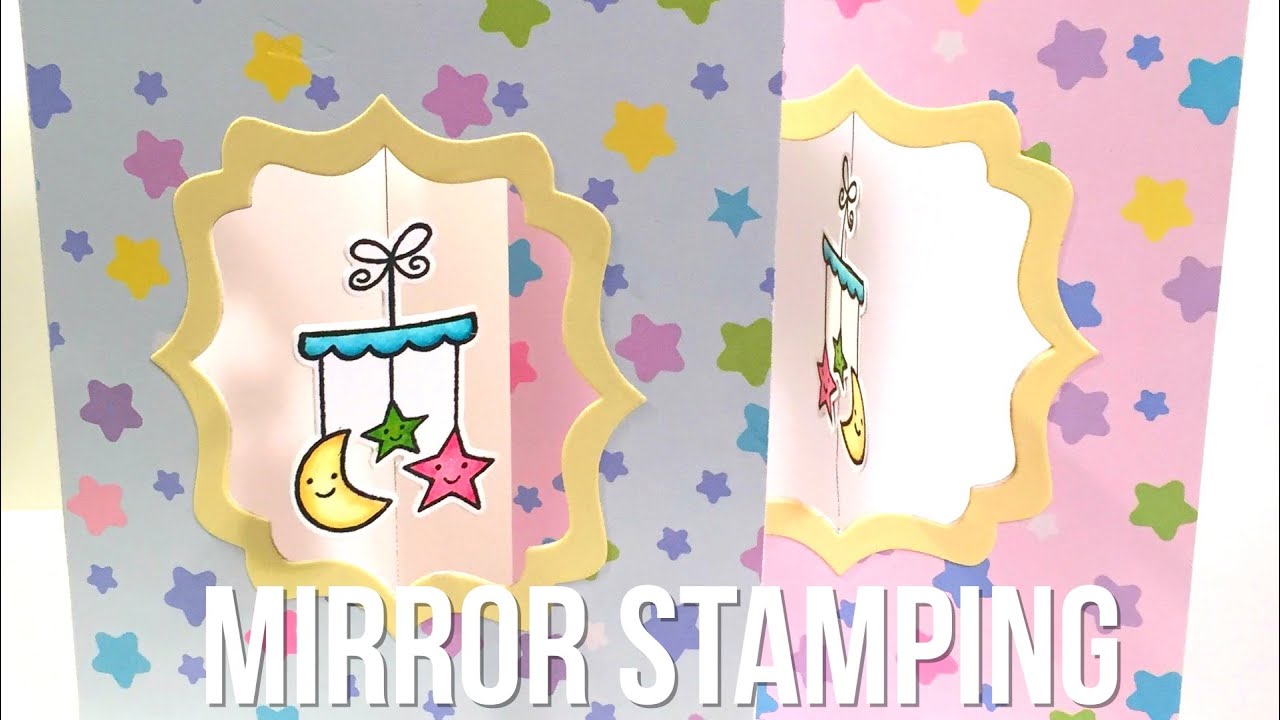 Bubblegum Paper: Baby Cards and Mirror Stamping