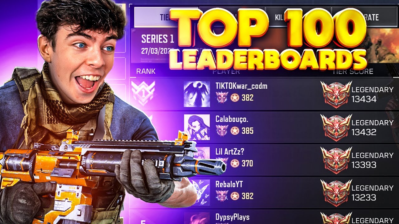 TOP 100 LEADERBOARD GRINDING in COD Mobile...