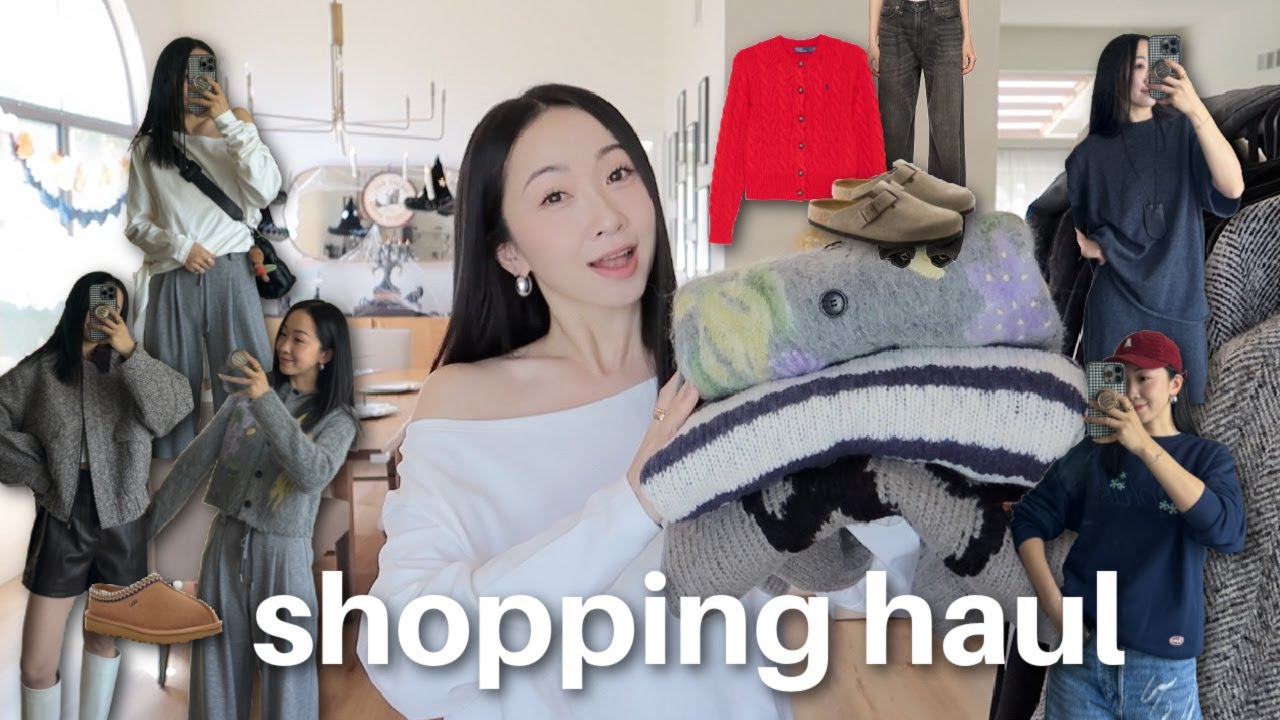 HAUL｜九、十月购物分享🍂 秋天毛衣开衫｜百搭牛仔裤｜入秋必备勃肯鞋UGG｜新包分享