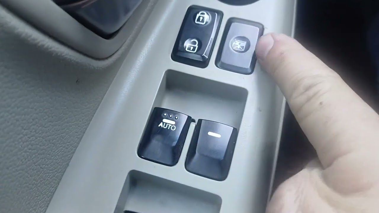 How to Lock and Unlock Window Controls in a Kia Rio (2012–2017)