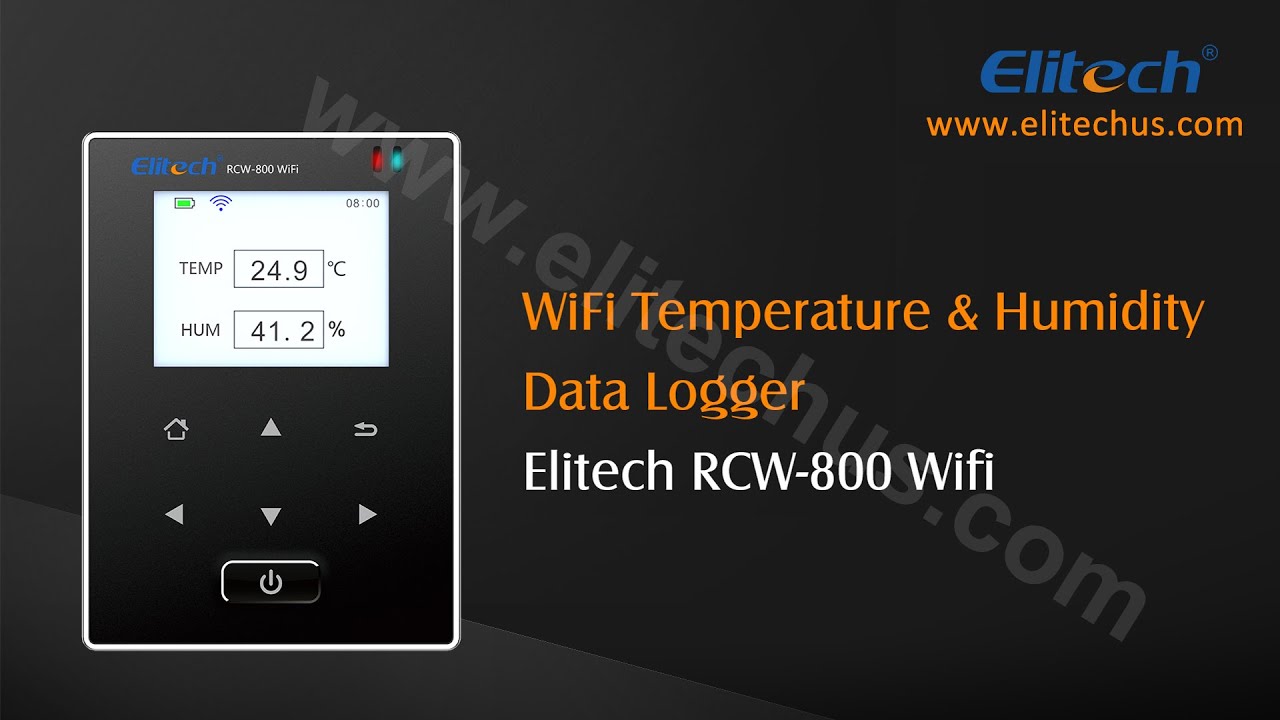 How to Use RCW-800 WiFi Remote Temperature and Humidity Data Logger