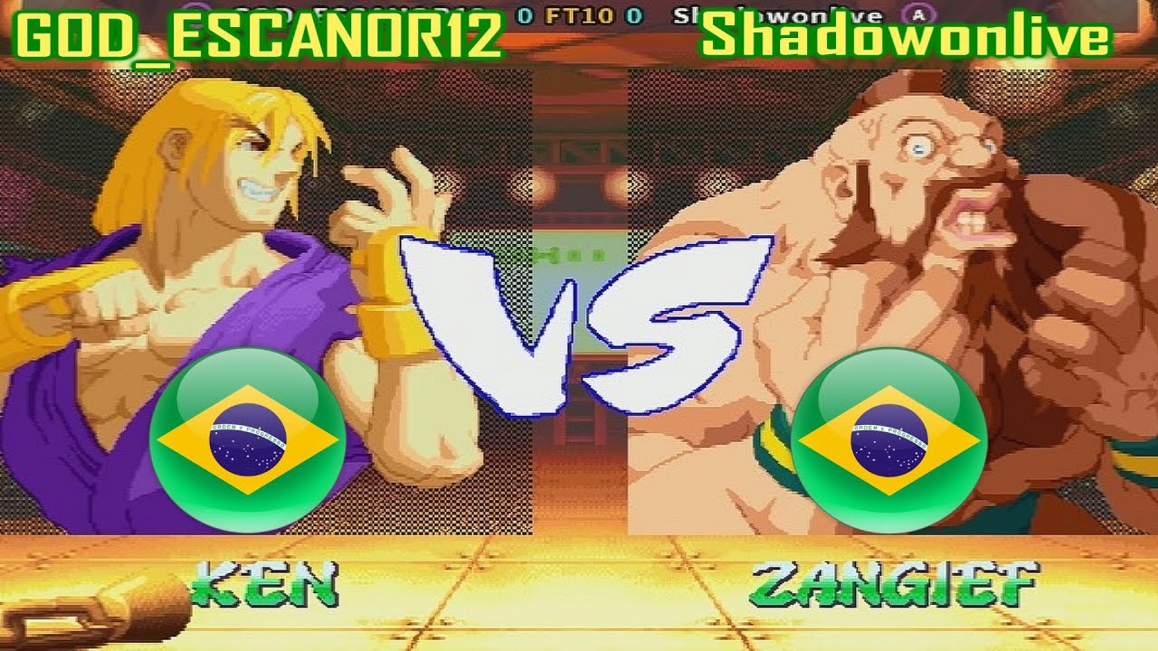 Street Fighter Alpha 2 - GOD_ESCANOR12 vs Shadowonlive FT10