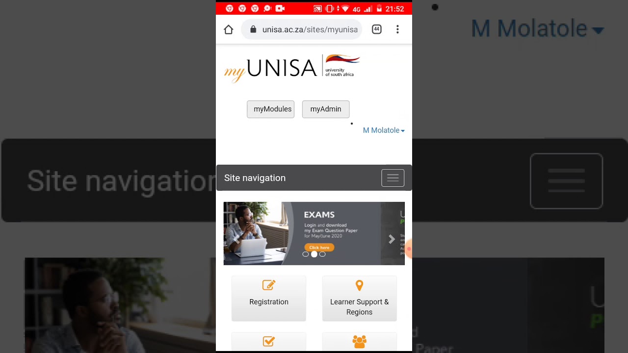 UNISA module registration 2022