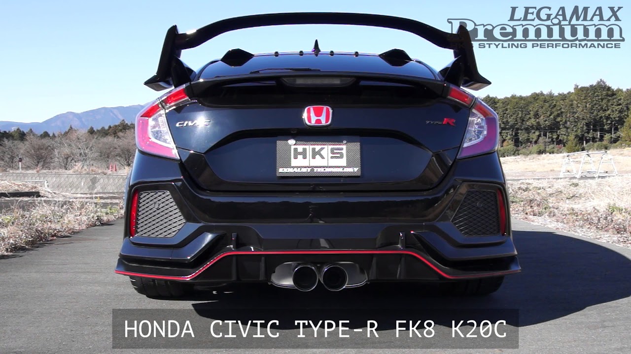 HKS Legamax Premium Exhaust - Honda Civic Type R FK8