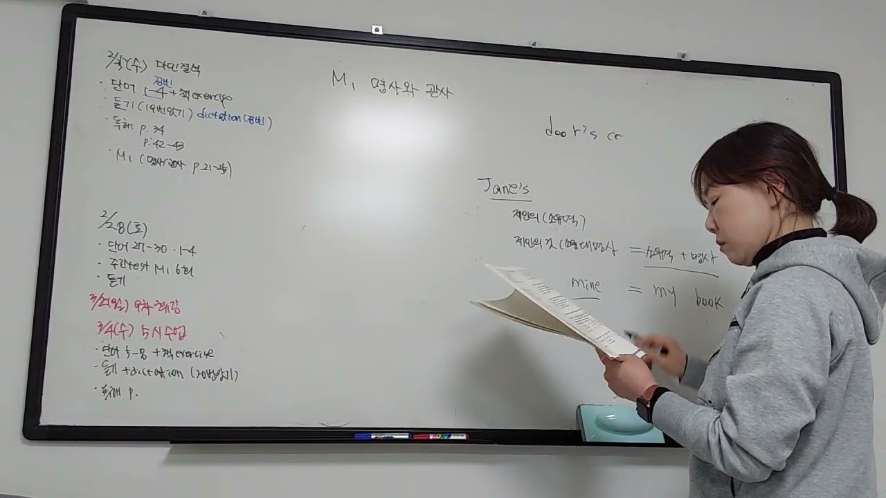 M1  명사 관사 ( 다민)