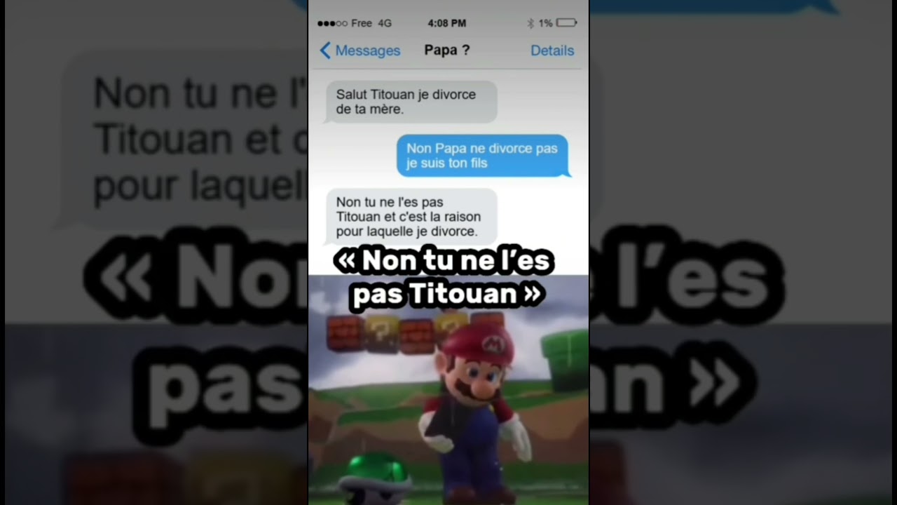 Non tu ne l'es pas Titouan💔