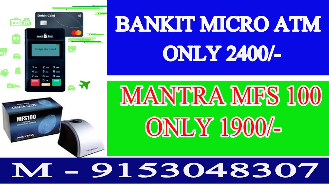 Bankit Micro ATM only 2400/-  Limited offer