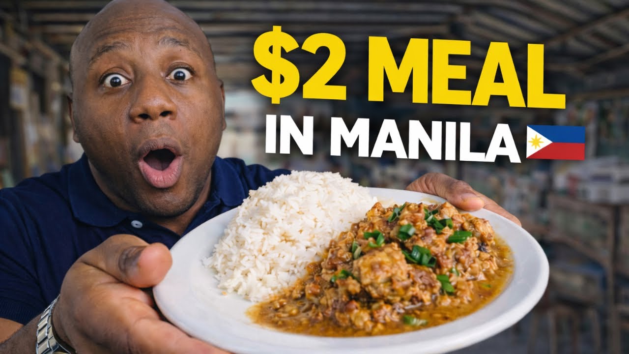 I Ate a $2 Meal in Manila. ( This Was Shocking )