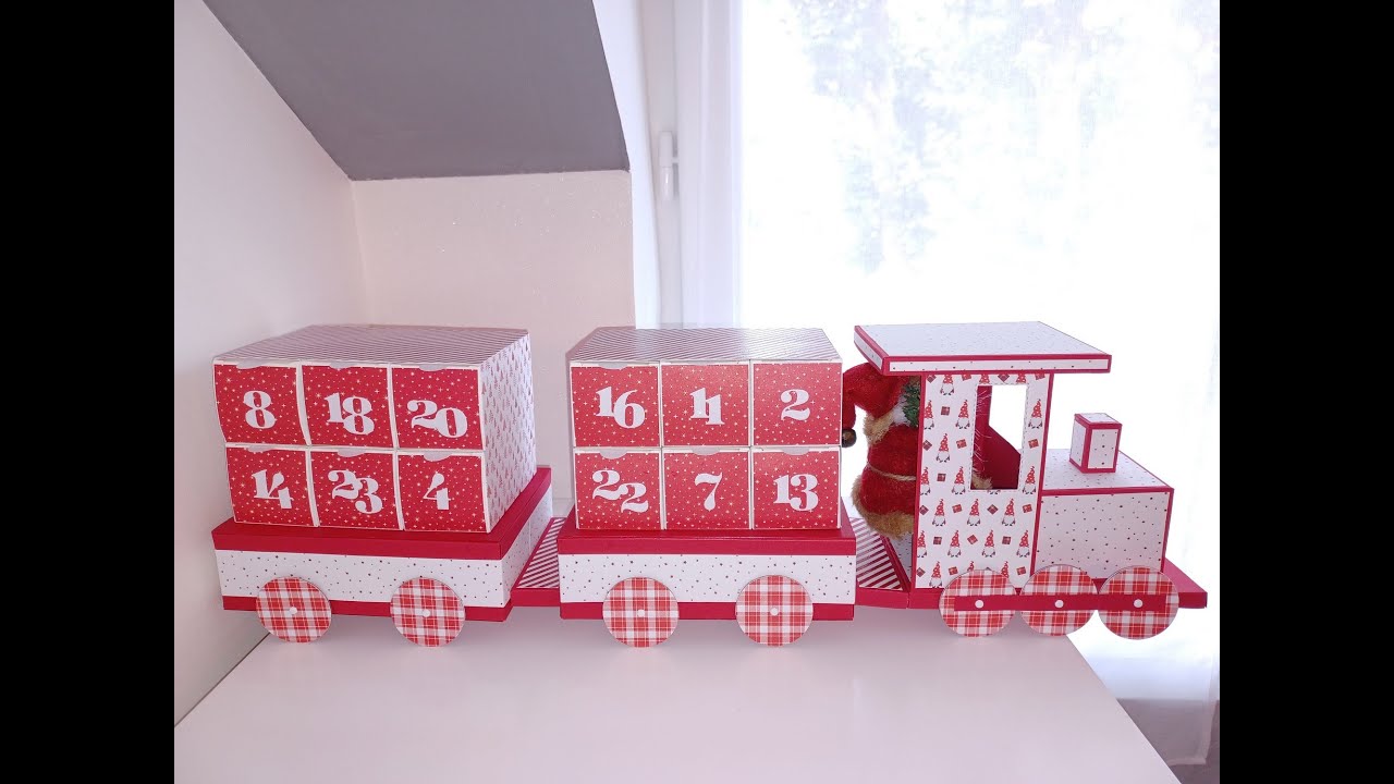Calendrier de l'avent train