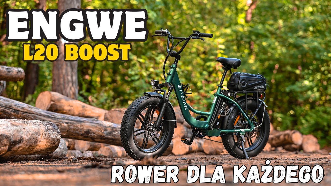 Rower dla rodziny i na działkę – sprawdzam !!!!!     Engwe L20 BOOST !!!