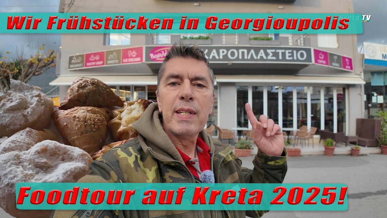 Wir Frühstücken in Georgioupolis - Foodtour auf Kreta 2025!   Kreta/Crete 2025