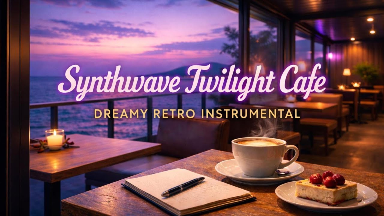 Synthwave Twilight Cafe - Dreamy Retro Instrumental  シンセウェーブ黄昏カフェ - 夢見レトロインスト