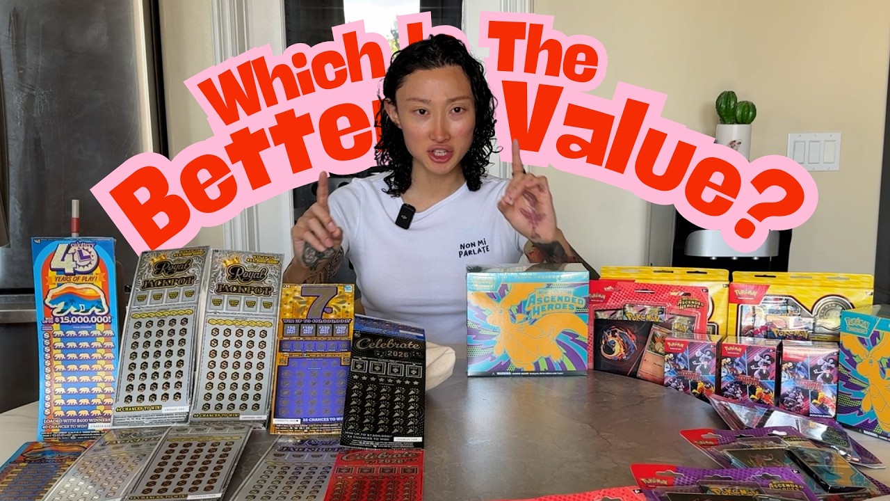 Pokemon Cards Vs. Lottery Scratchers