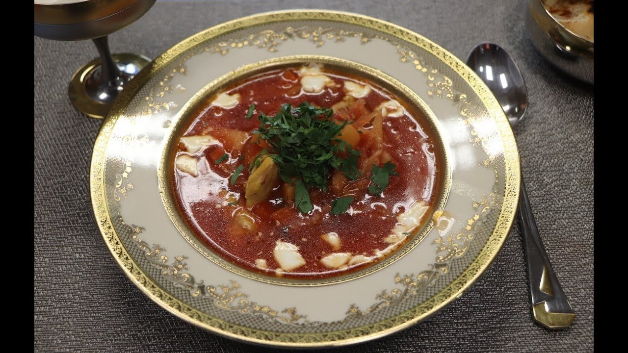 Готовим в Zeper! Быстрый борщ с крутонами