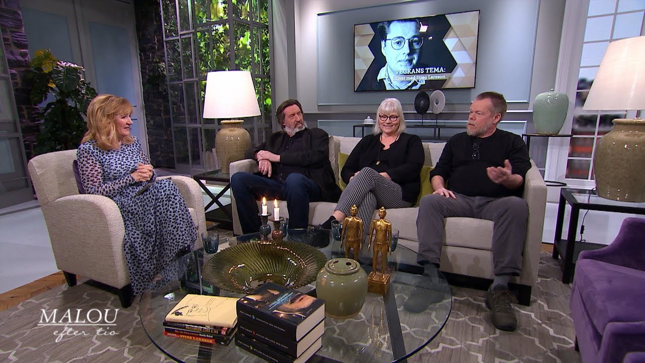 Så minns TT-vännerna Stieg Larsson: ”Han var sprängfylld av kunskap” - Malou Efter tio (TV4)
