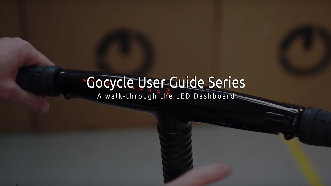 Gocycle User Guide Series | A walk-through the LED Dashboard
