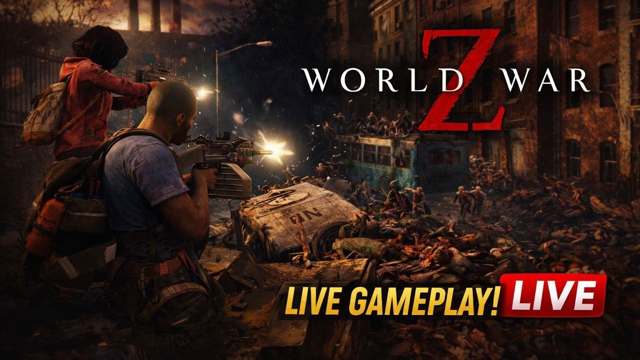 WORLD WAR Z LIVE#WorldWarZ #WWZLive #ZombieApocalypse #LiveGaming #HorrorGame #SurvivalMode