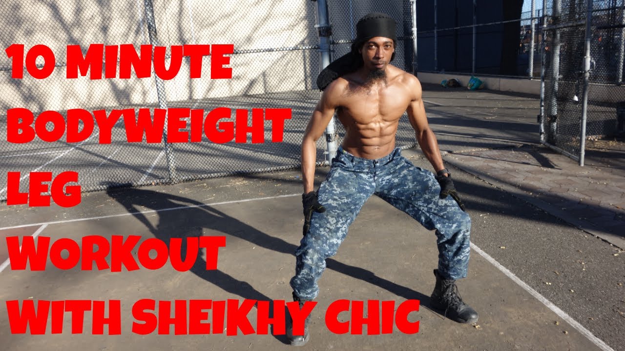 10 MINUTE BODYWEIGHT LEG WORKOUT (NO EQUIPMENT) | That's Good Money