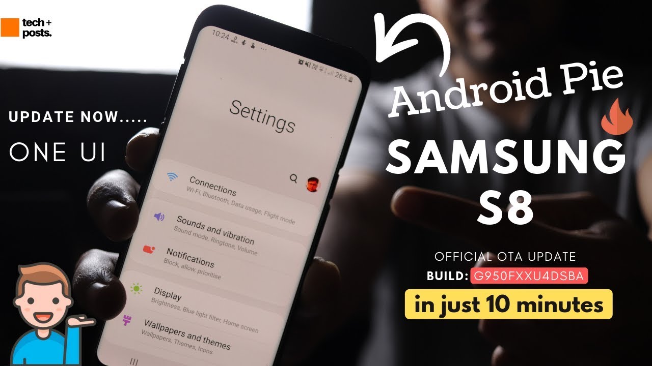 Install SAMSUNG S8 Official Android Pie 9.0 One UI OTA Update Manually