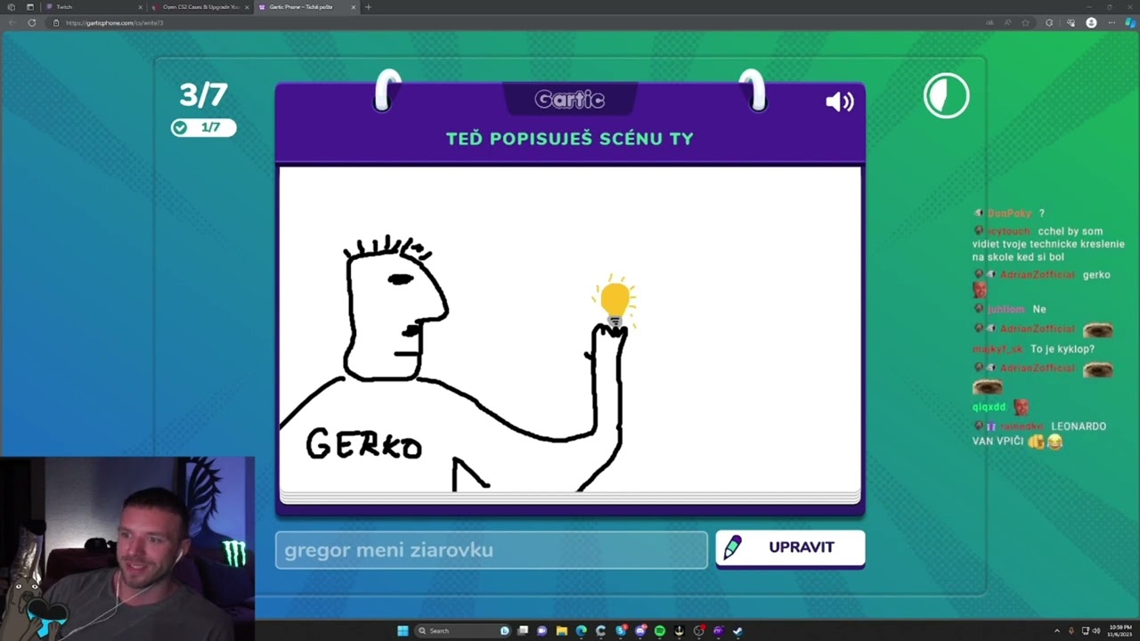 špeciál za 100 subs - restt, gregor a spol hrajú gartic phone