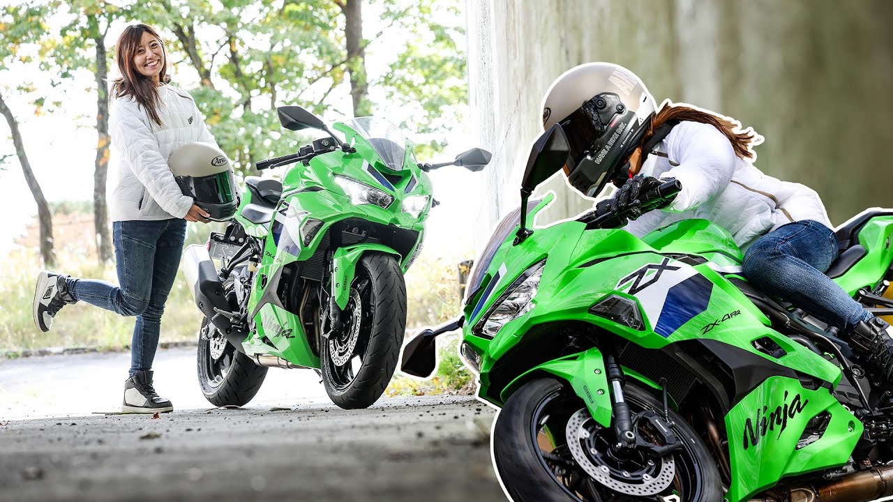 岡崎静夏の試乗インプレッション「公道でもムリなく楽しめる本格スーパースポーツ！」カワサキ(Kawasaki) Ninja ZX-4RRに乗った