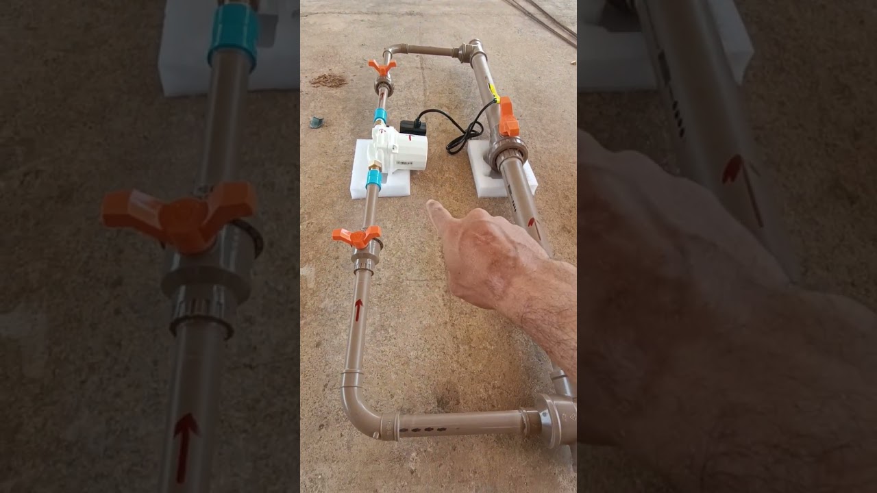 Como montar pressurizador do jeito certo. Esse é o jeito certo de instalar um pressurizador.