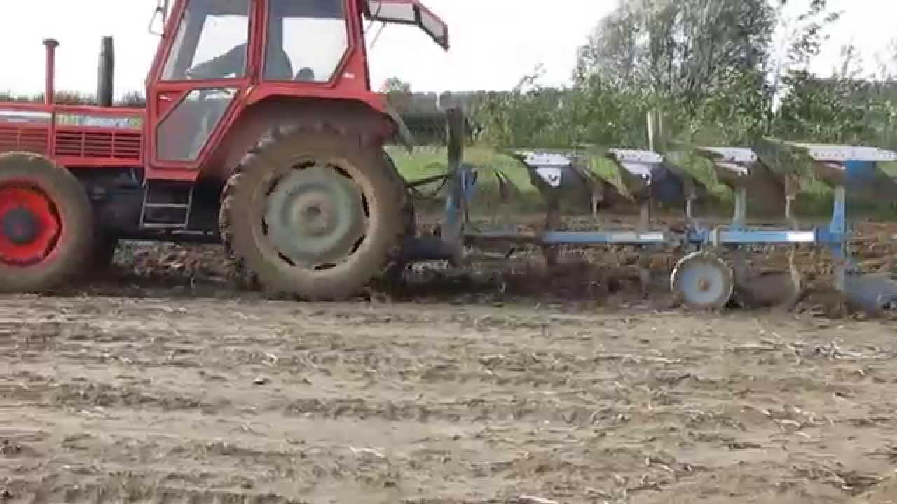 Labour 2013 Same Leopard 85 avec Lemken 4 socs plowing pflügen