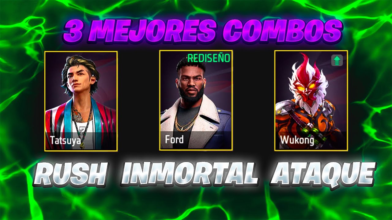 LAS MEJORES COMBINACIONES DE HABILIDADES EN FREE FIRE 2024 😱PARA CLASIFICATORIA Y DUELO DE ESCUADRAS