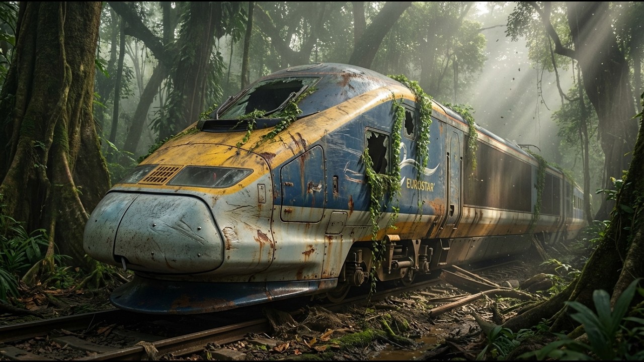 Mystery British HS1 High-Speed Train Found in Amazon Jungle – Complete Silent Rebuild ASMR