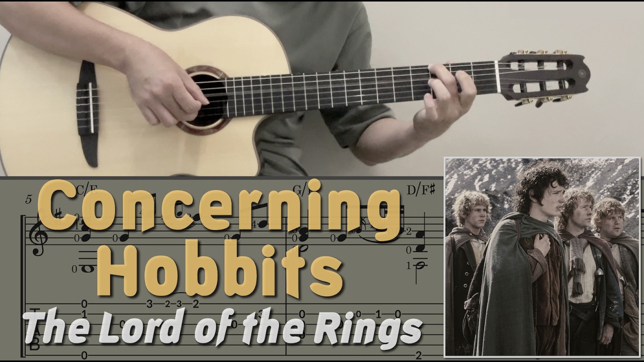 Concerning Hobbits / The Lord of the Rings (Guitar) [Notation + TAB]