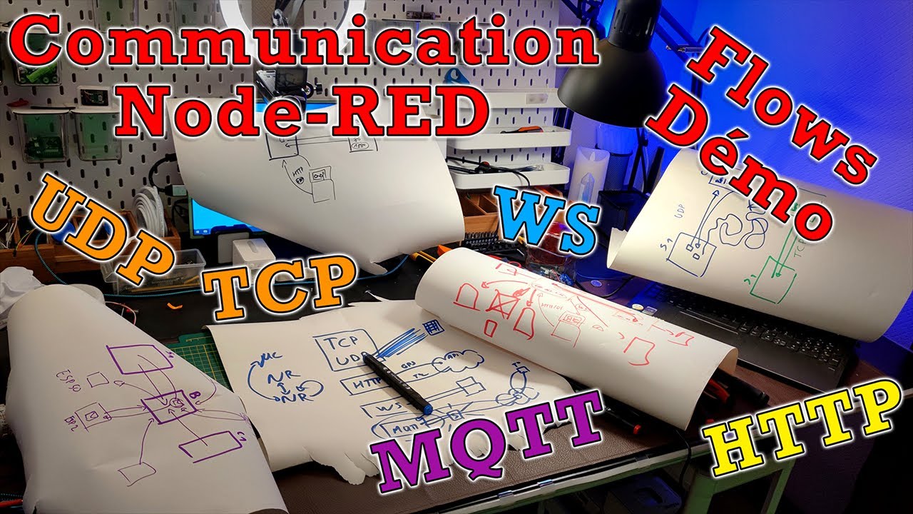 [Cours 5.2 Bioautomatique] Communication dans Node-RED (UDP, TCP, HTTP, WS, MQTT)