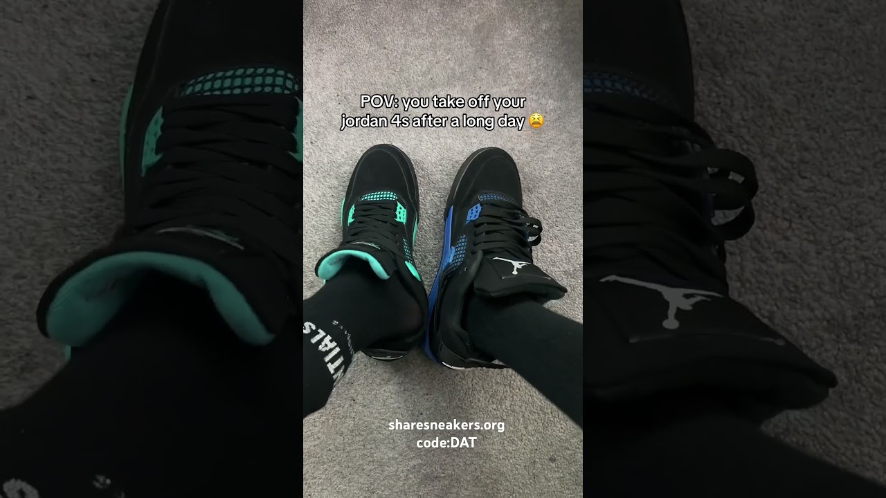 you take your jordan&rsquo;s off after a long day (sharesneakers)
