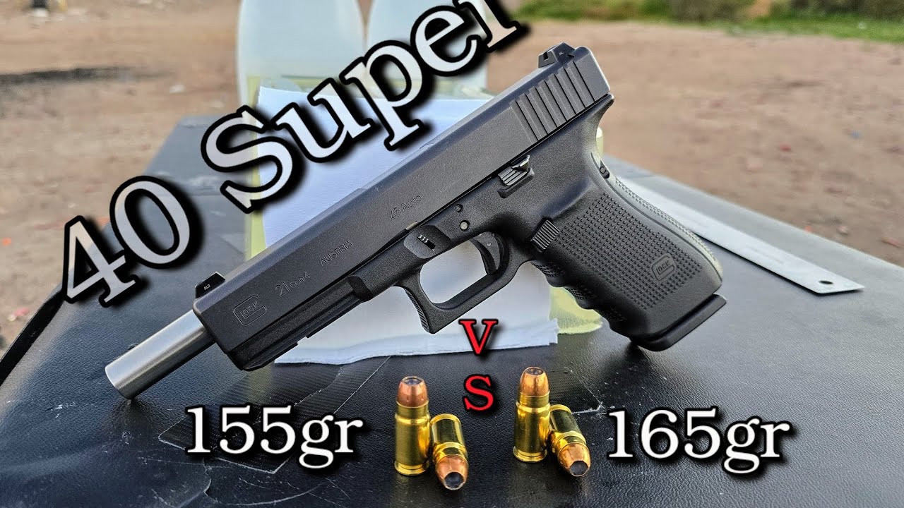 40 Super |Federal HST| (155 гр против 165 гр) Тест баллистического геля