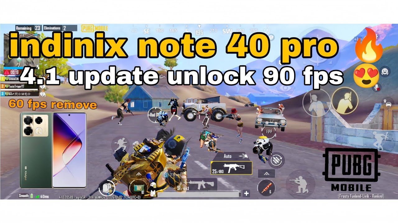 Infinix Note 40 Pro 🔥 Performance (2026) | PUBG/BGMI Smooth Test 🎮
