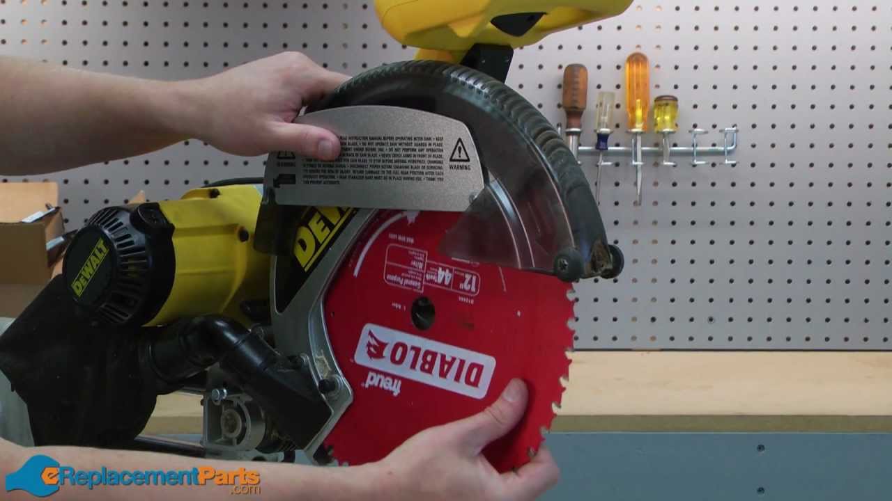 How to Replace the Guard on a DeWALT DW708 Miter Saw