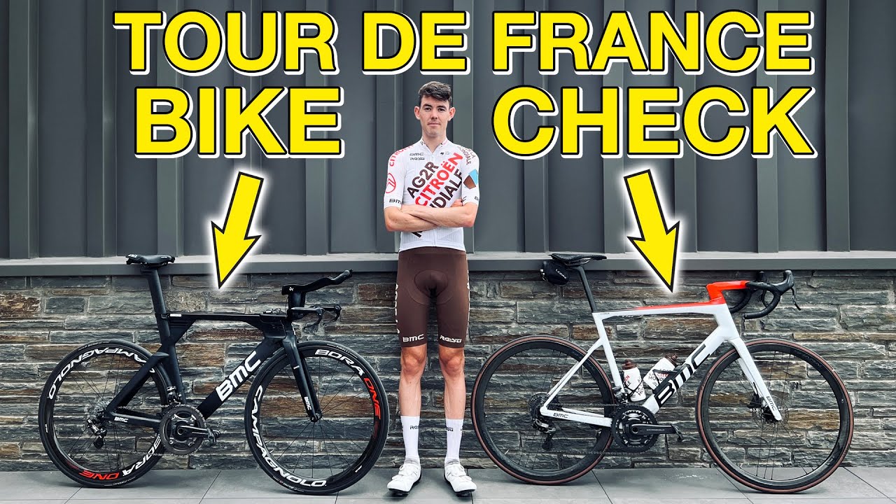 BIKES of the TOUR DE FRANCE: Ben O'Connor's BMC Teammachine SLR01 & Timemachine 01