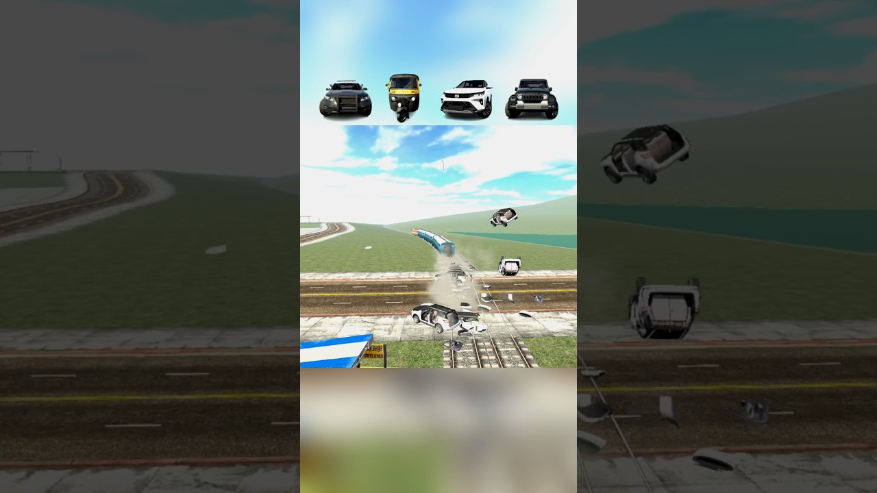 TOYOTA VS TRAIN POWER CHALLENGE🔥🥹 INDIAN BIKE DRIVING 3D GTA 