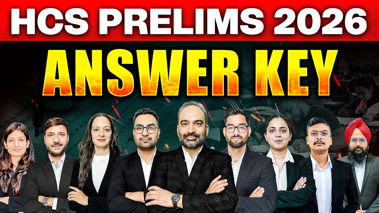 HCS Prelims 2026: Answer Key