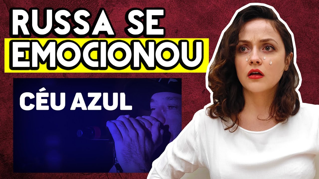 REAÇÃO | Charlie Brown Jr - Céu Azul | GRINGA REAGE | GRINGA RUSSA REAGINDO