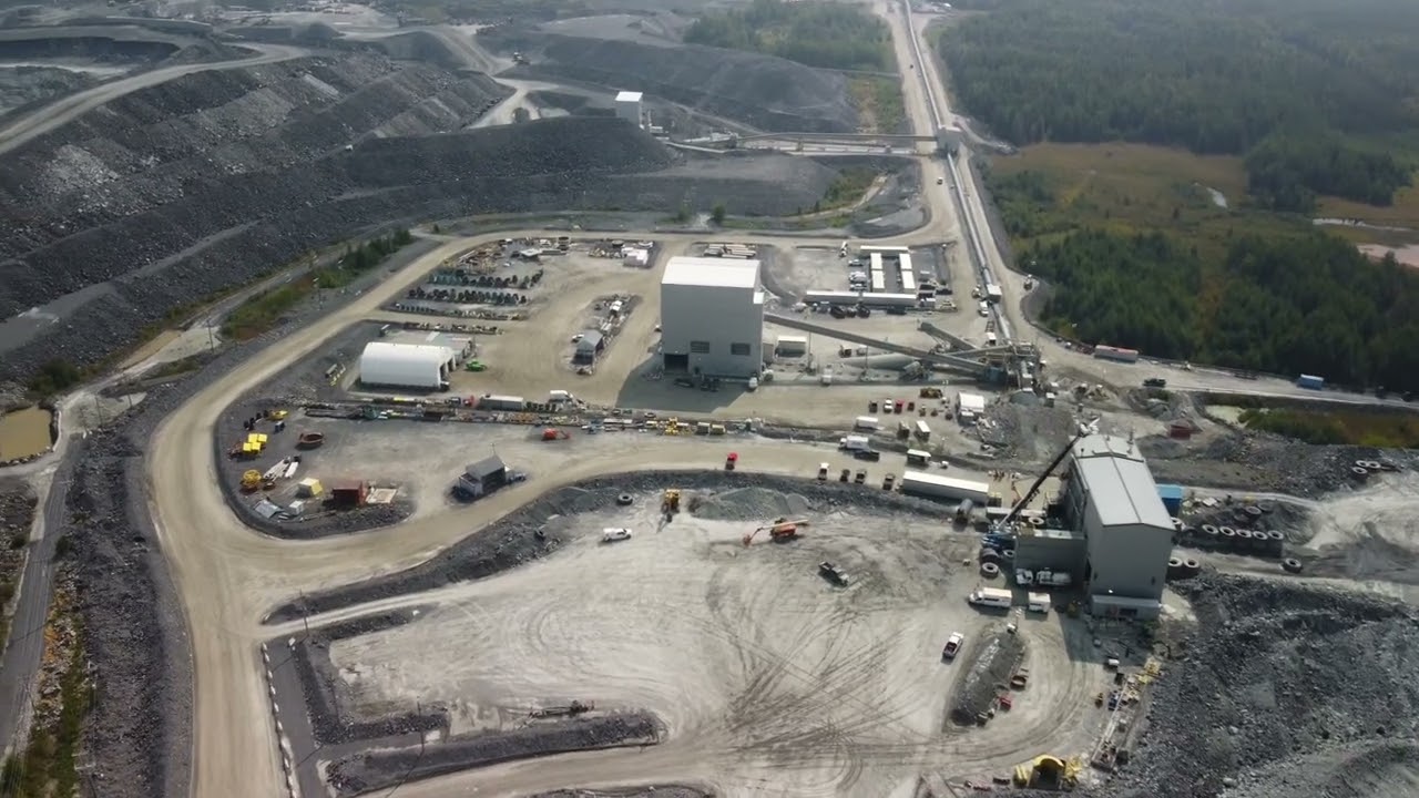 Canadian Malartic... le remplissage de la fosse.