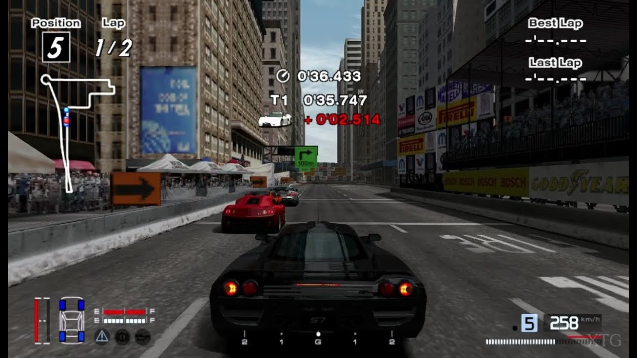 [#1020] Gran Turismo 4 - Saleen S7 '02 Hybrid PS2 Gameplay HD
