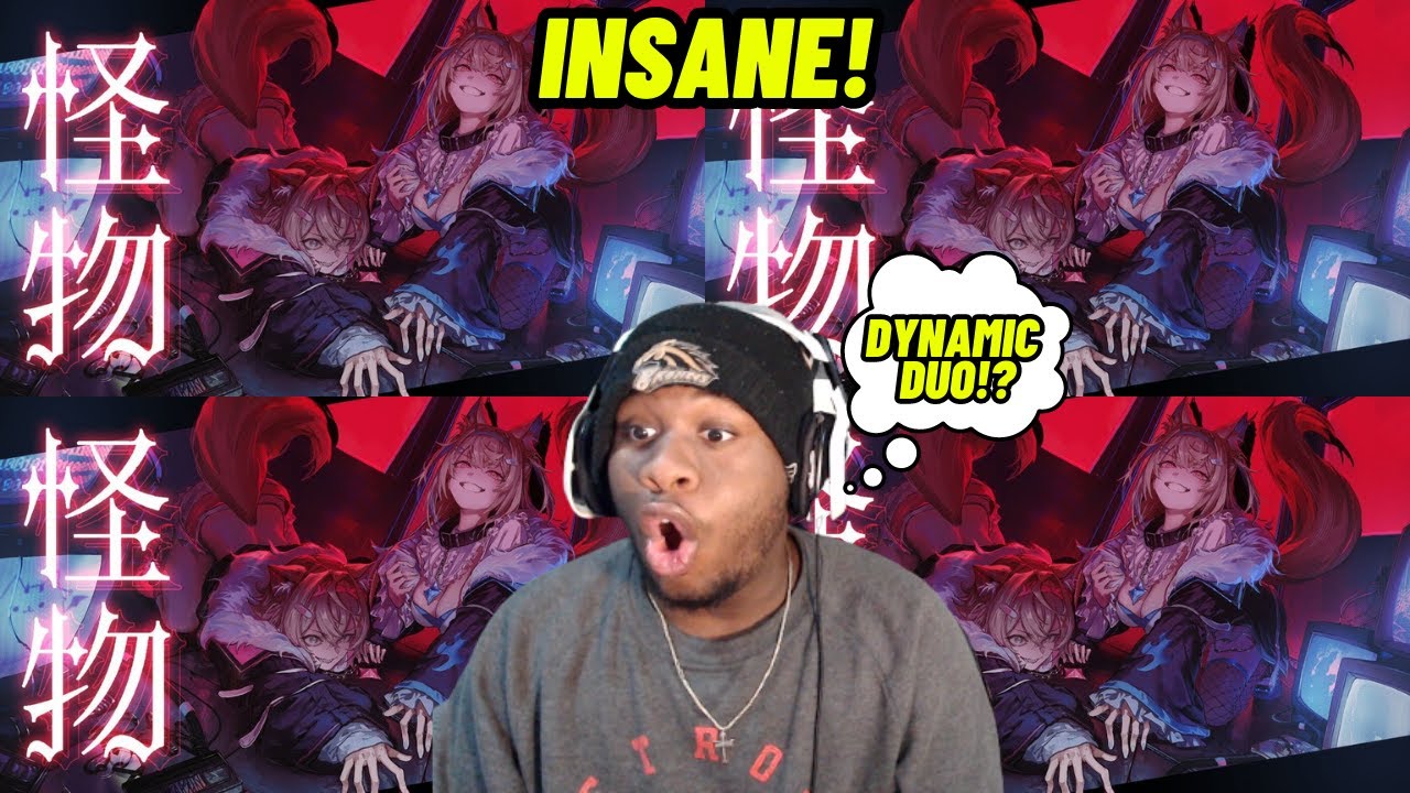 FIRST TIME HEARING 怪物／KAIBUTSU (Cover)【FUWAMOCO】[MV] HOLOLIVE REACTION!