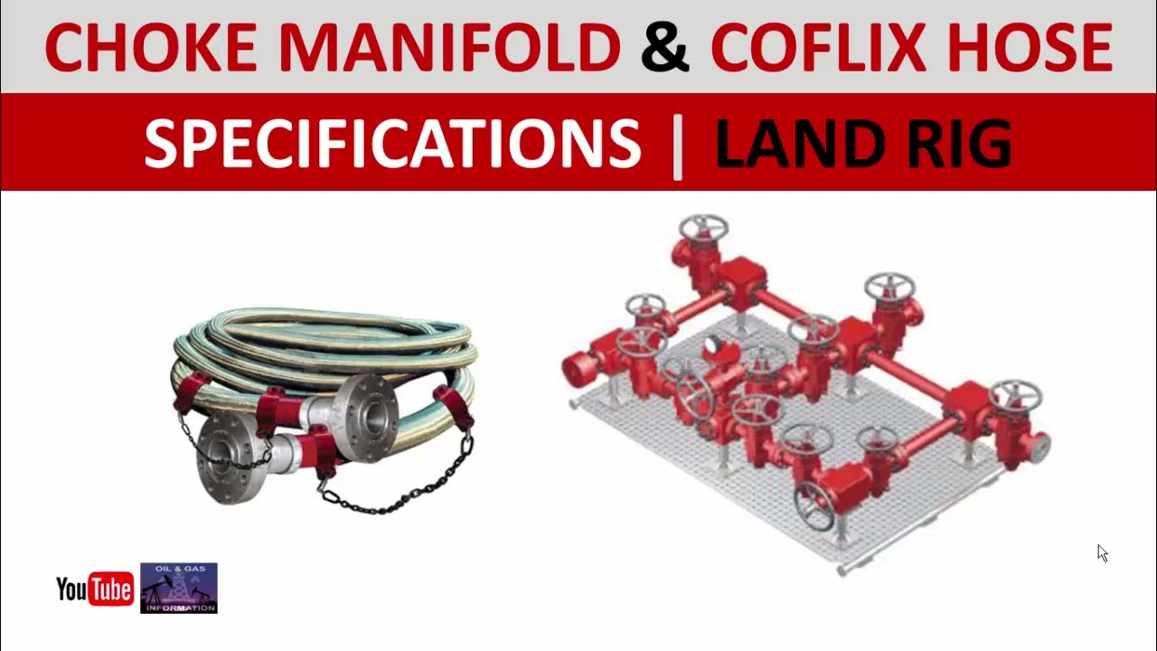 Choke Manifold and Coflix Hose Specifications | Oil and Gas Drilling Rig