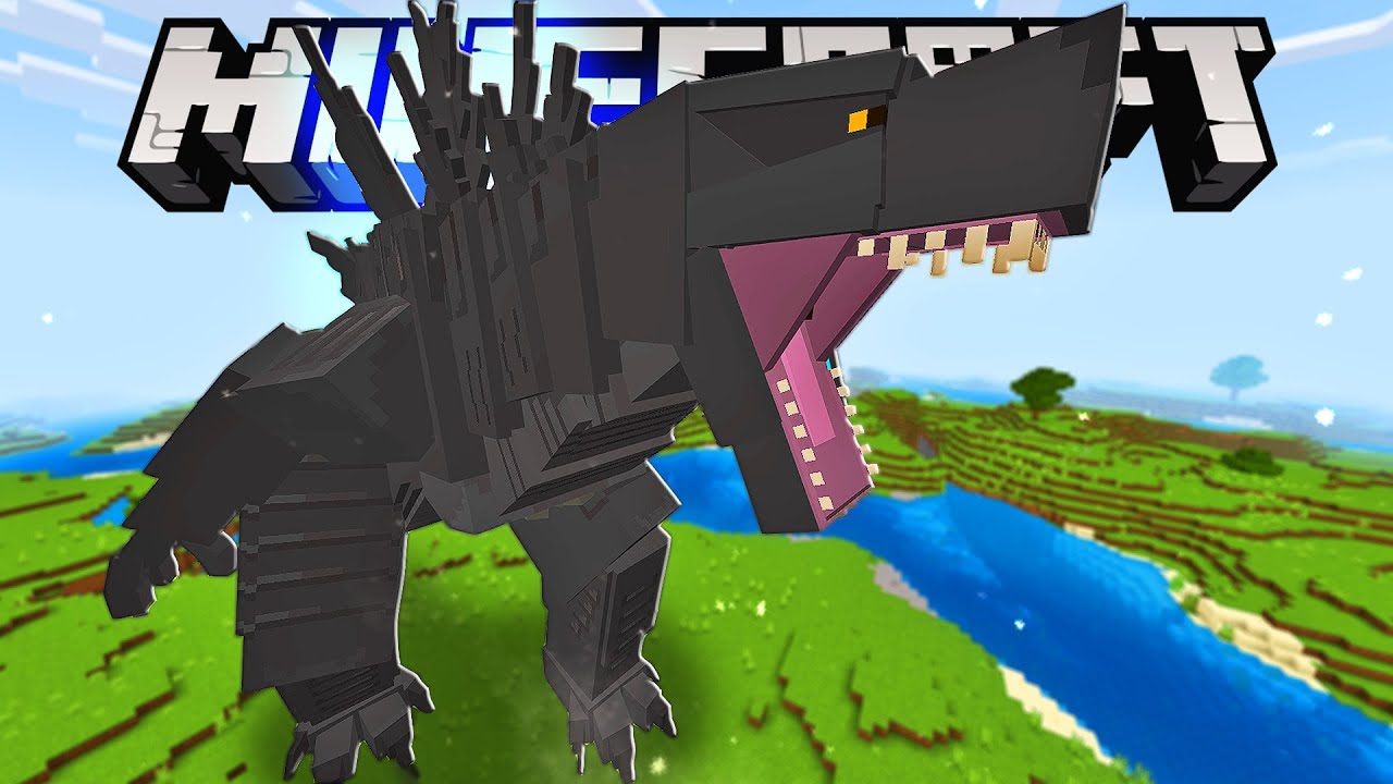 GODZILLA 2021, MECHAGODZILLA e KONG! OS KAIJUS GIGANTES no Minecraft