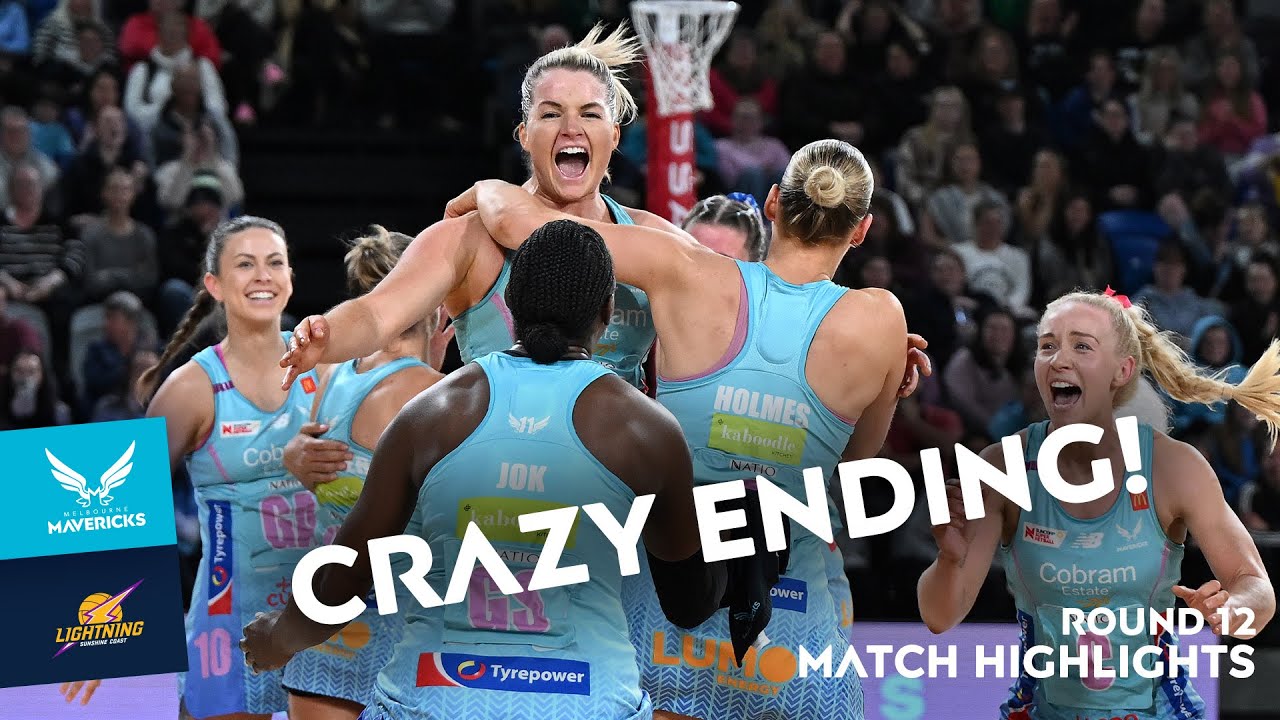 THIS NETBALL GAME WAS INSANE | Match Highlights: Round 12 v Lightning